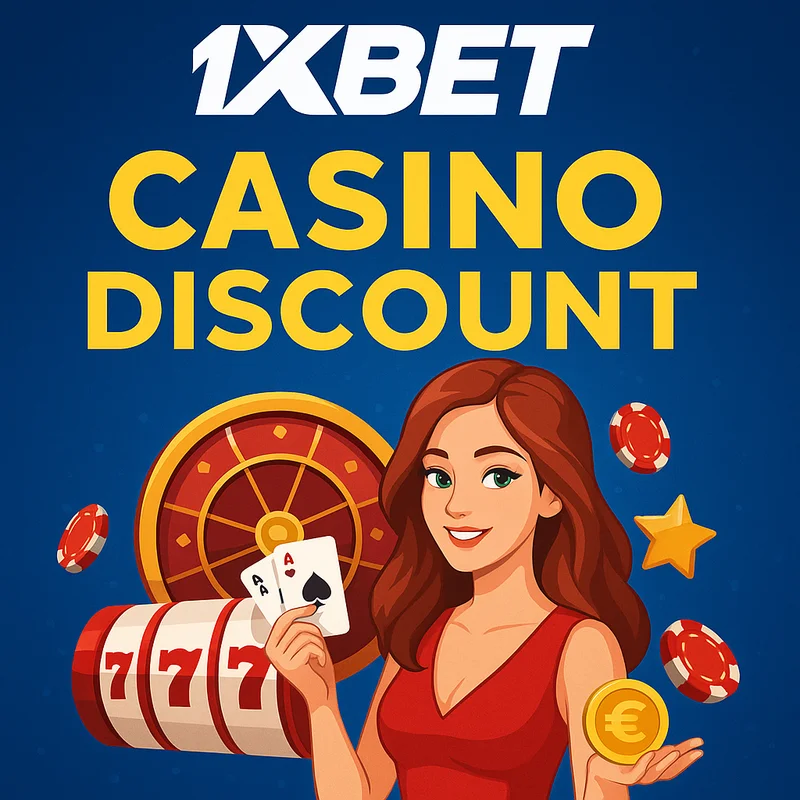 1xbet casino discount